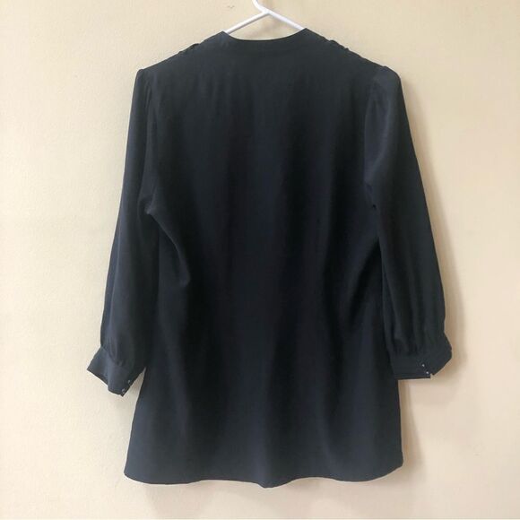 Joie Black Silk Blouse - Picture 2 of 4